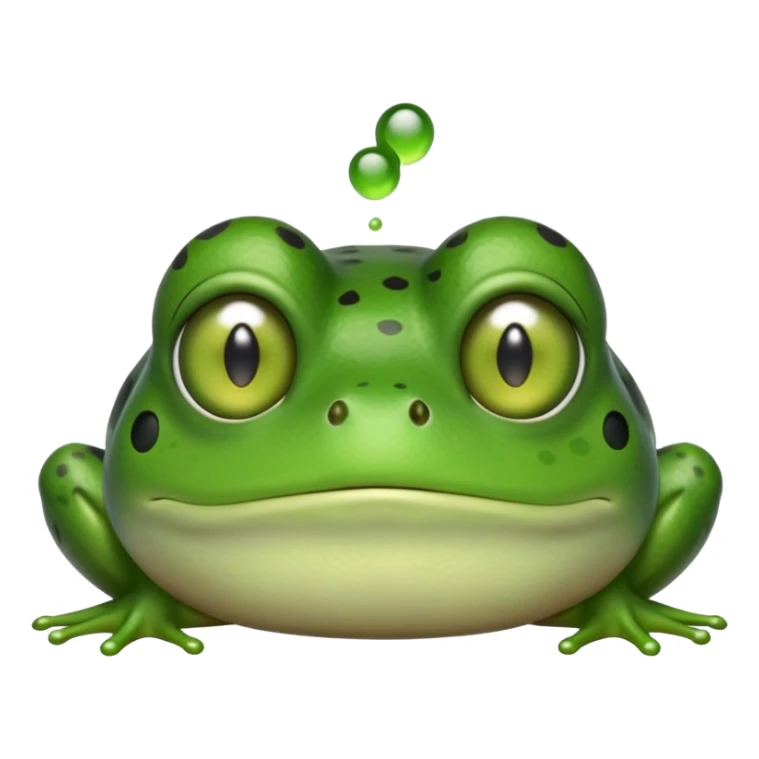 Simple Discord Emoji, Disappointed frog, with text that reads "Fuckin Emotang" sticker