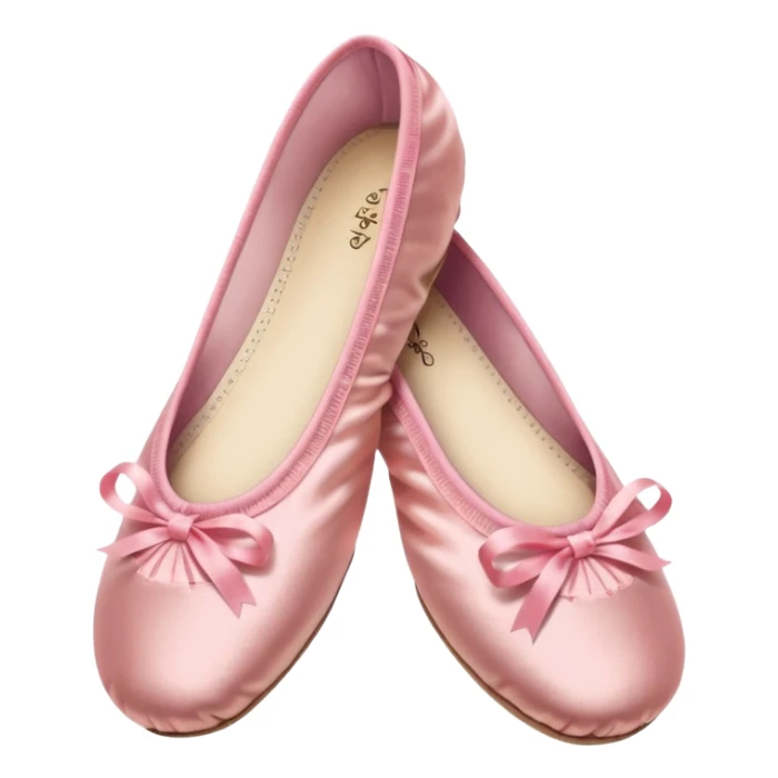 ballet slippers, New York City Ballet style sticker