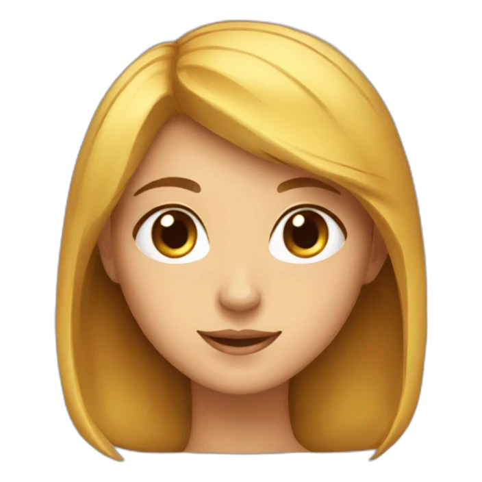 Chat sur la tete d une fille sticker