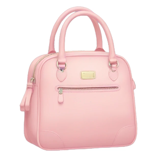 pastel pink bag sticker