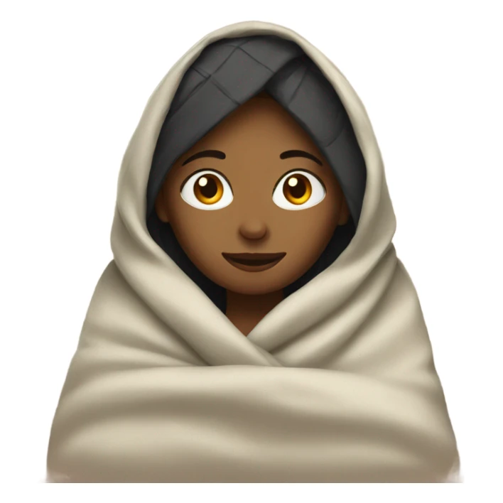 Women with a blanket sticker