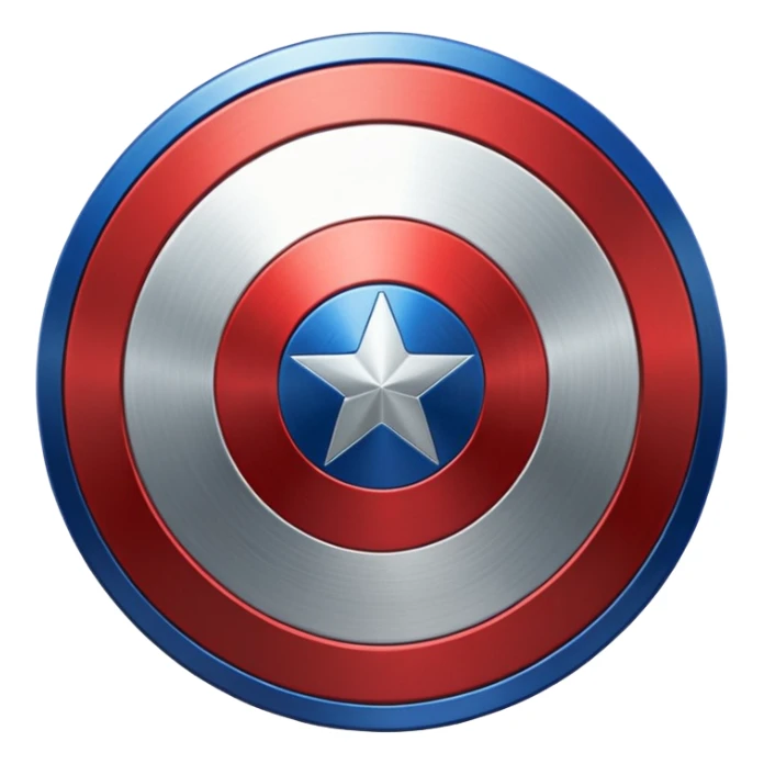 Captain America shield sticker