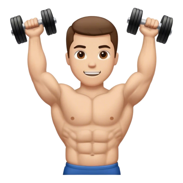 anterior deltoid dumbbell raise sticker