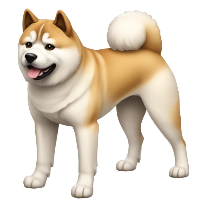 Akita Dog Breed Full Body sticker