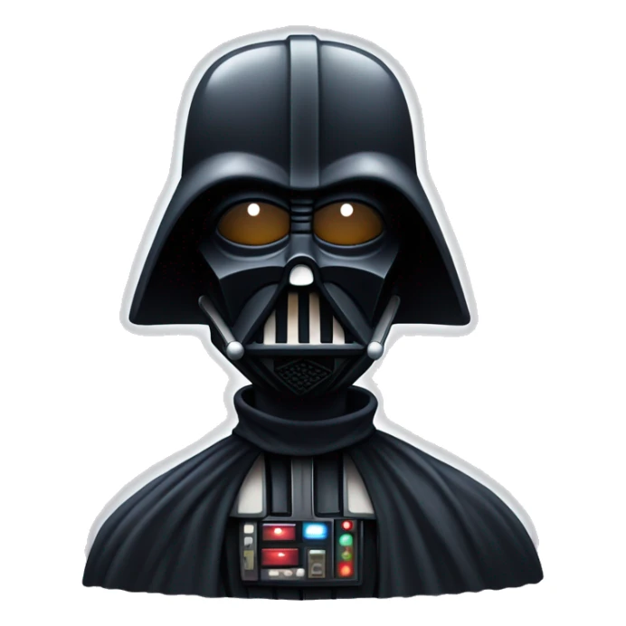 Darth Vader’s seriously dusty disturbing disgusting ghostly haunted horror dream mansion  sticker