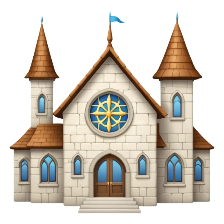 simple magic school, low detail, white building sticker