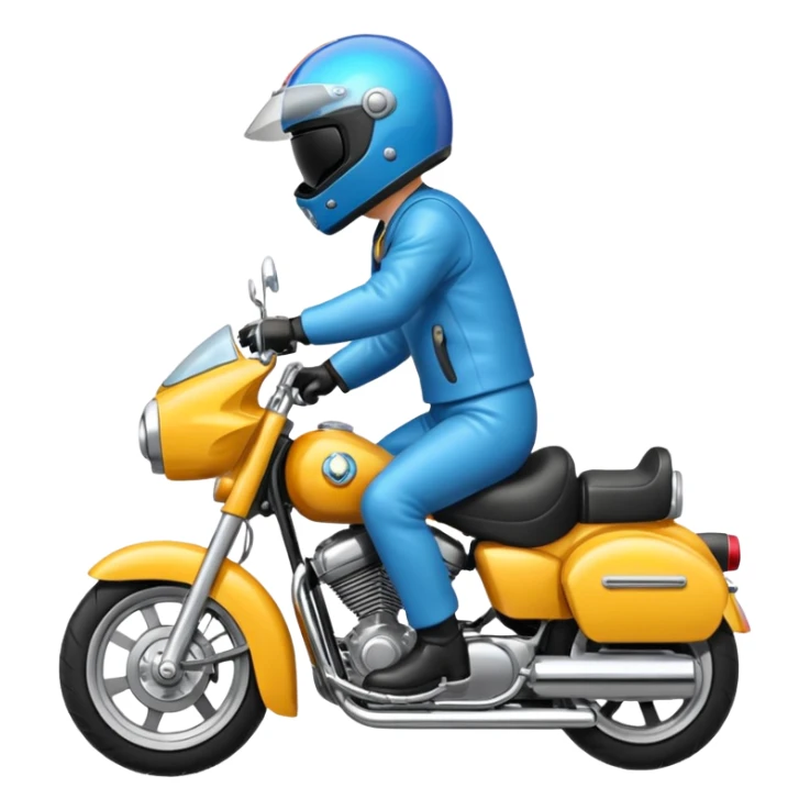 skibidi toilet on a motorcycle sticker