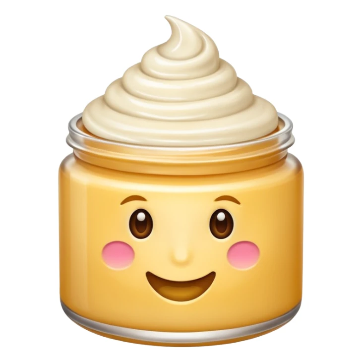 Crie emoji sobre skincare sticker