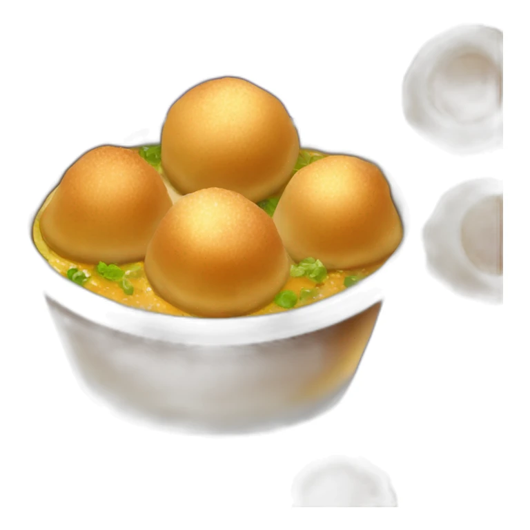 Indian street food pani puri sticker