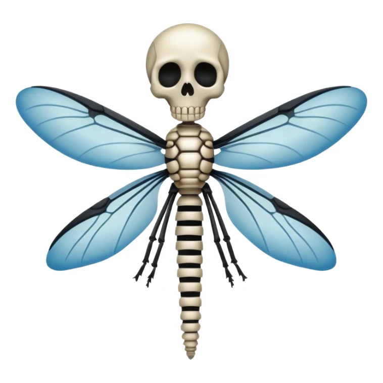 Skelett mit Schleife was zwinkert sticker