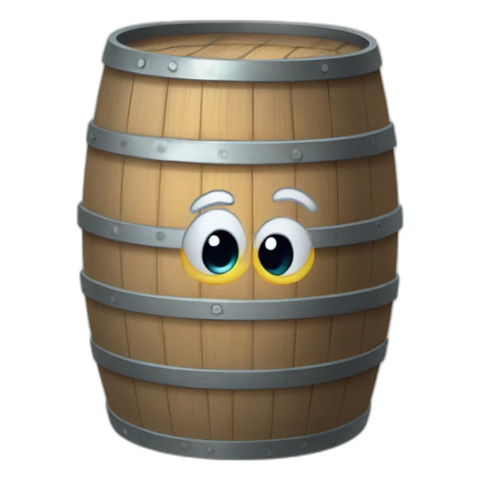 barrel of water sticker