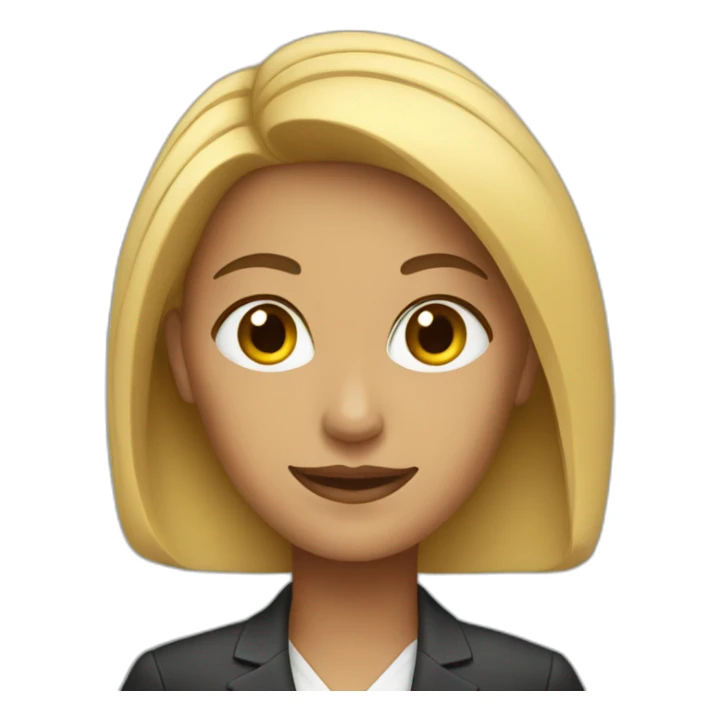 business woman sticker