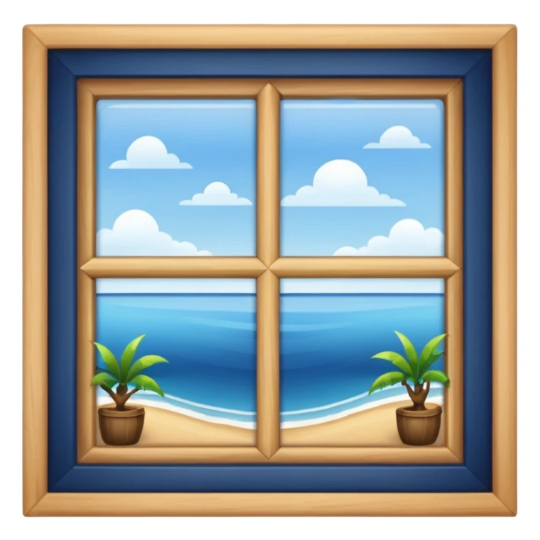 A navy window sticker