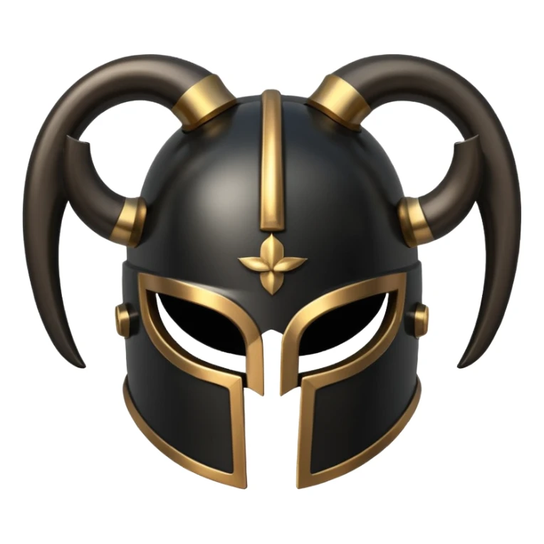 greek black horn helmet sticker