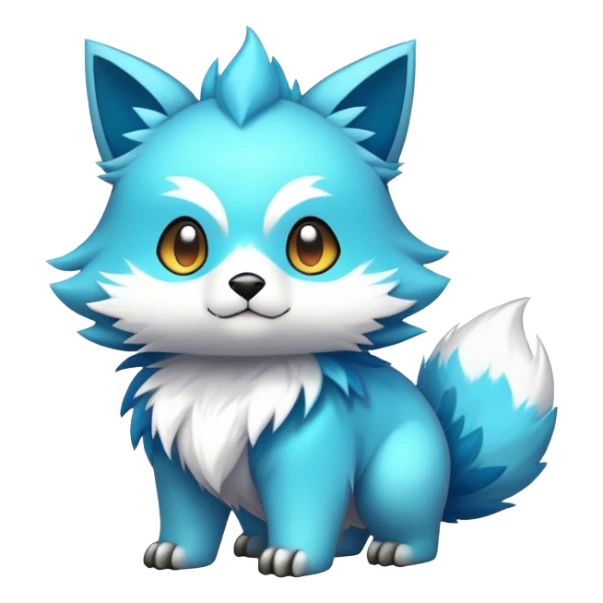 Cute cool animal hybrid Fakemon full body sticker