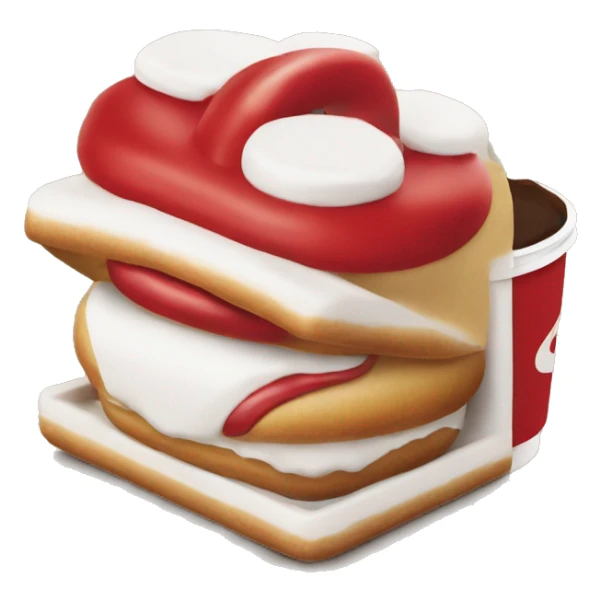 “Tim Hortons store with a red and white color scheme, featuring the classic Tim Hortons logo, a warm and welcoming design that represents a popular coffee and donut shop.” sticker