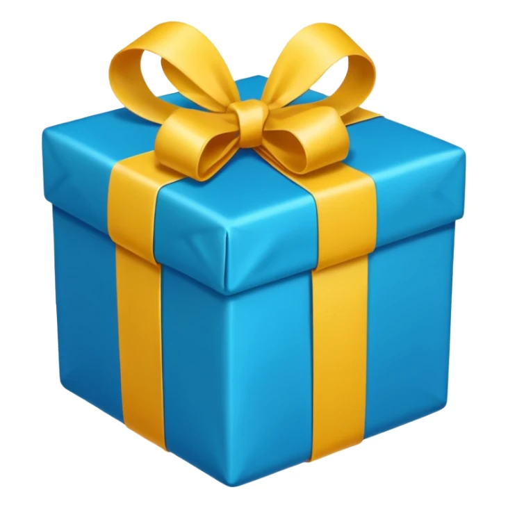 Un cadeau emballé qui sautille sticker