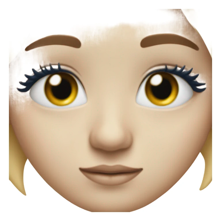 realistic dark blue eye with eyelid and eyelashes sticker