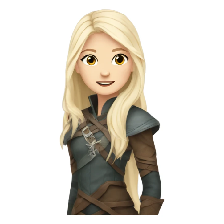 Aelin from throne of glass sticker