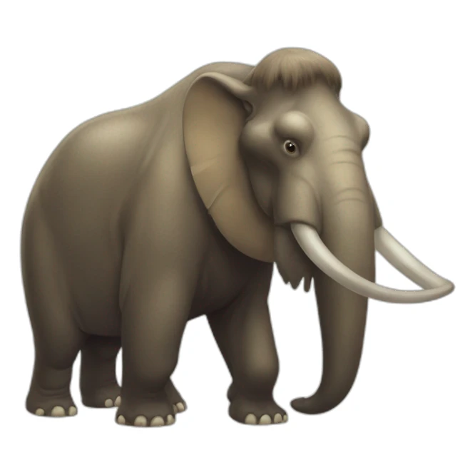 Mammouth qui mange un mammouth sticker