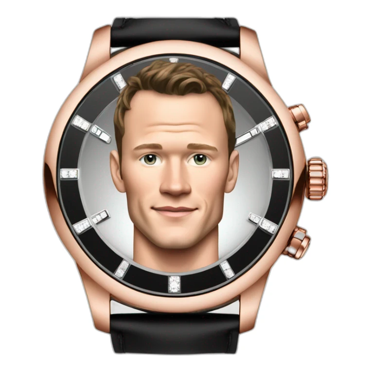 Jonathan Toews as a luxury wristwatch sticker
