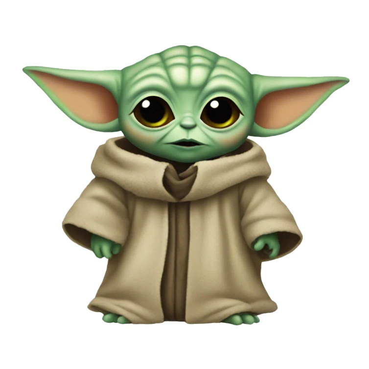 Halloween baby yoda sticker
