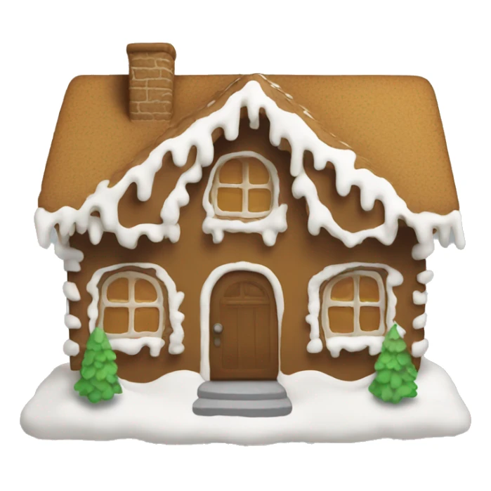 House out of gingerbread  sticker