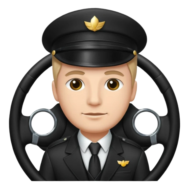 chauffeur steering wheel sticker