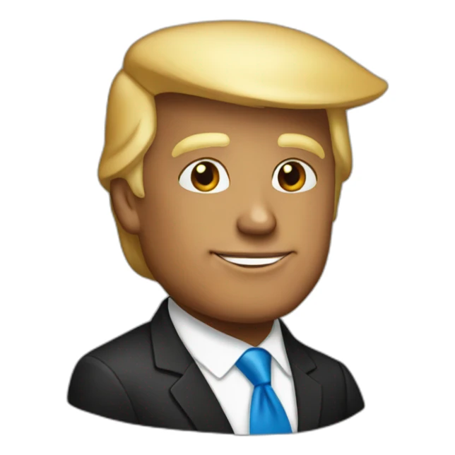 donald trump black sticker