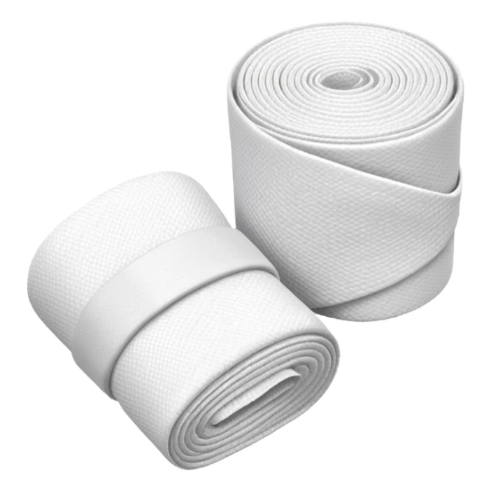 boxing hand wraps object icon, rolled athletic bandage for hands, white fabric texture, sporty combat gear, clean detailed look, 3D cartoon, mobile game icon style, centered, clean background, no text, no watermark
 sticker