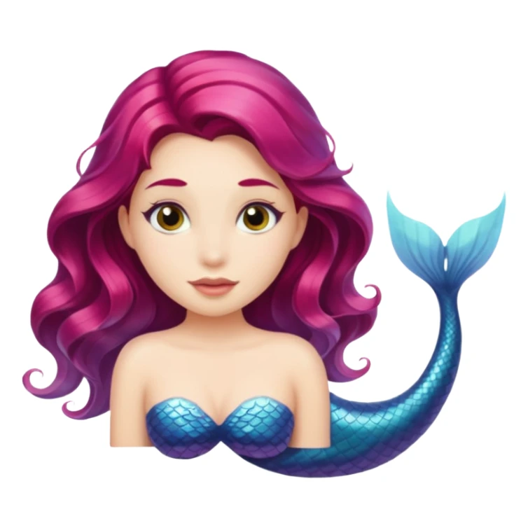 Je vois à moitié sirène sticker