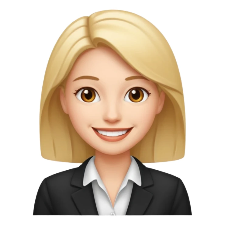 Female business woman sticker