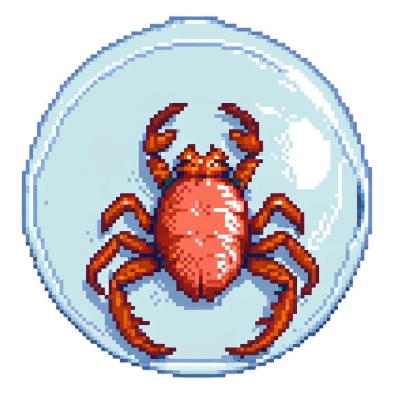 MRI parasitic embryo, digital, fetal small shape in otherworldly bubble, eerie, horror, pupa, crystalis, in-utero, sea-life, crustaceanoid, photorealismm syphonophore sticker