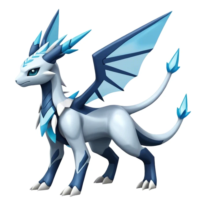 Kyurem-Glaceon-dialga-hybrid, full body sticker