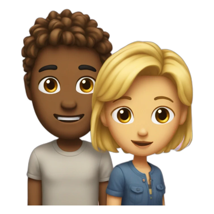 I don't know and meh emoji combine sticker