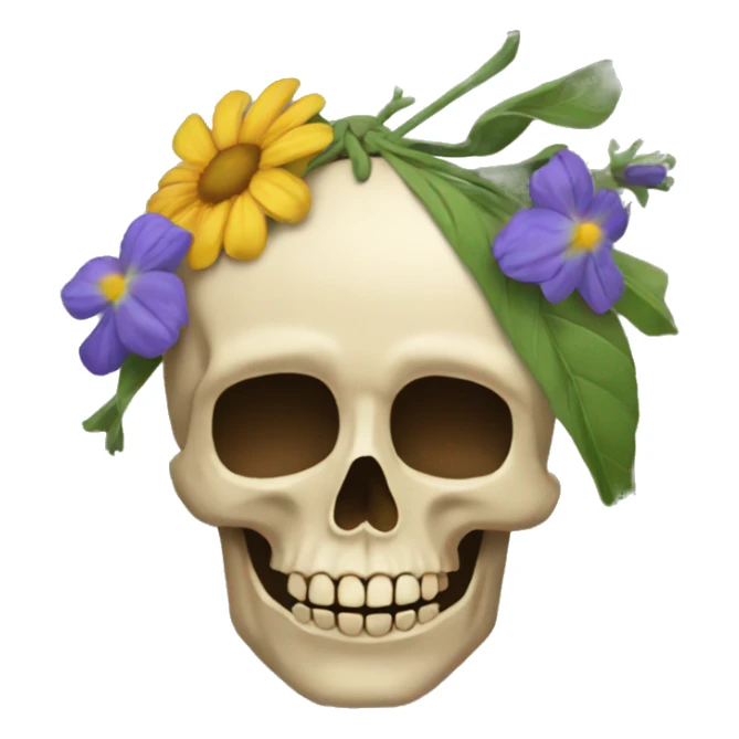A boquete of dead flowers  sticker