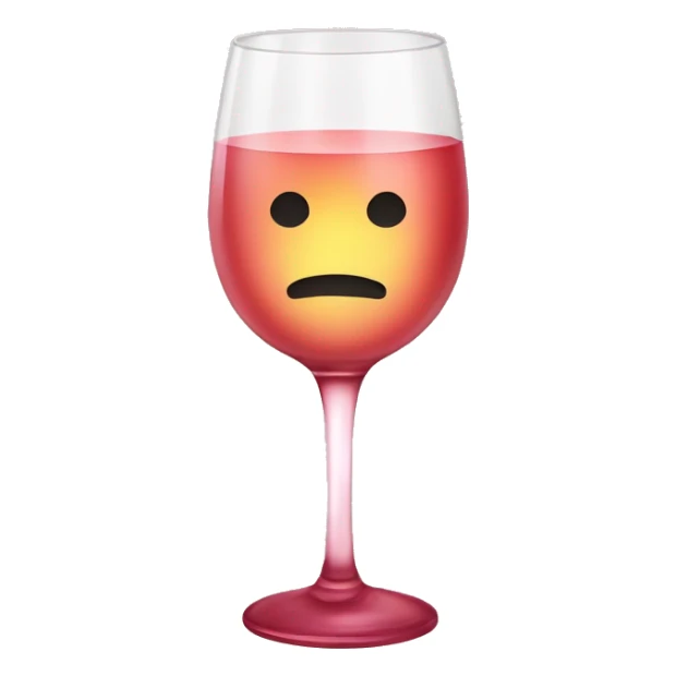 Rose wine glass that says “Wednesday Megan” sticker