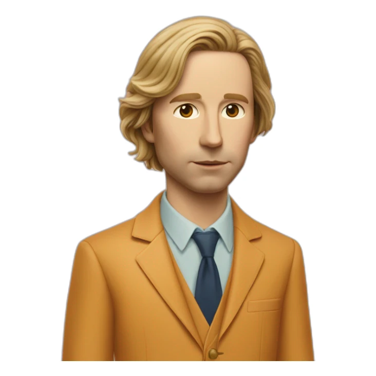Wes Anderson avec un pouce en l’air sticker
