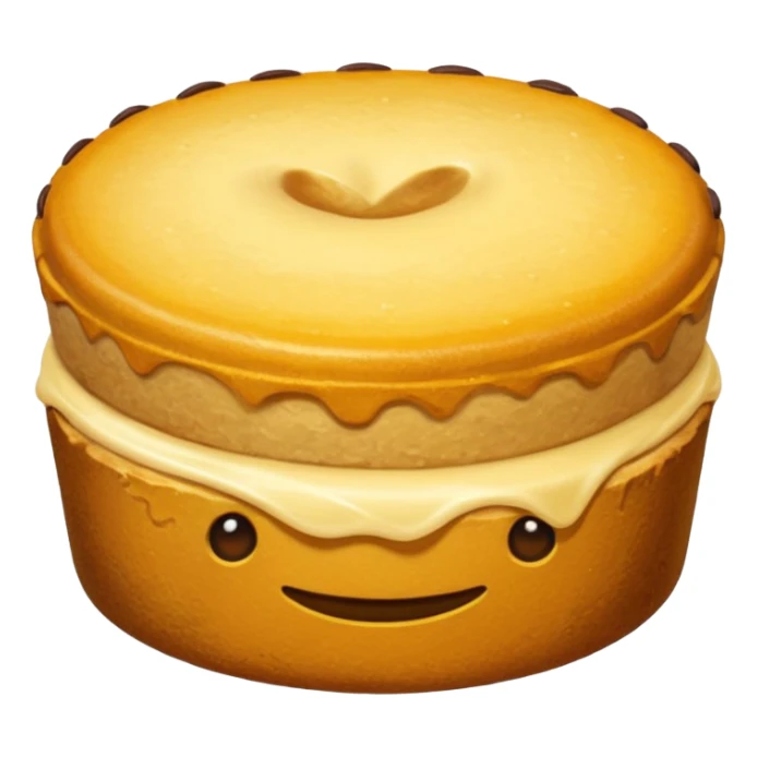 bizcocho mantecado sin carita sticker