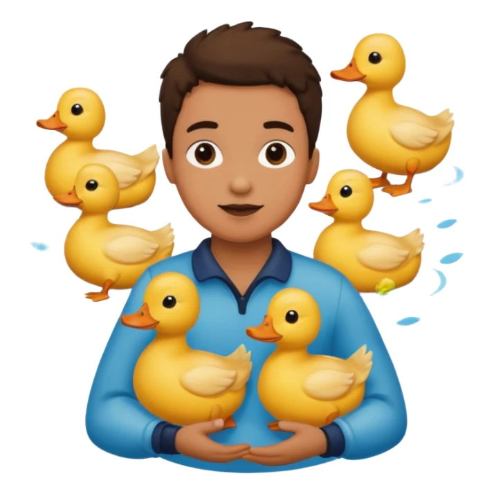 😍 But with ducks instead of hearts  sticker