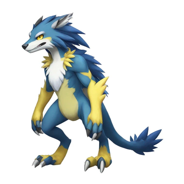 Lombax-Sergal-Zeraora-Nargacuga-Fakemon full body sticker