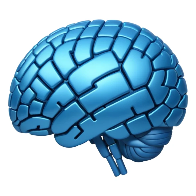 cyber brain sticker