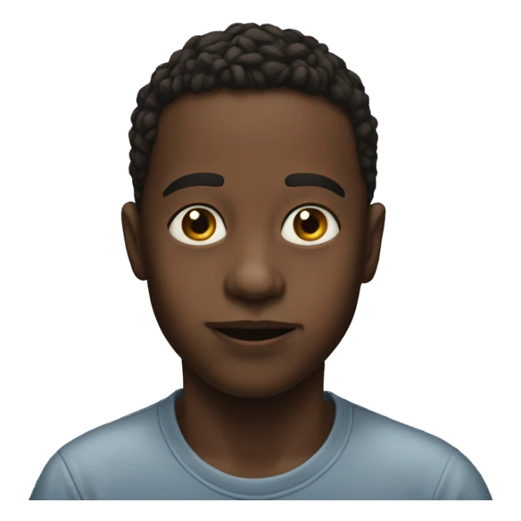 meme portrait of a boy sticker