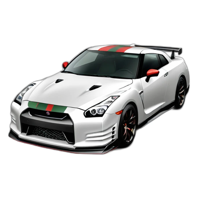 Nissan-skyline-gt-r35,gucci sticker