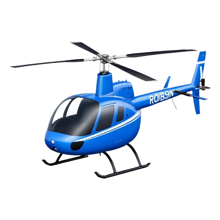 Robinson R44 - Robinson Helicopter Company (Model Year: 2021) (Iconic colour: Blue) sticker