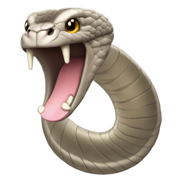 Cobra Pendurada em um cajado com um V embaixo sticker