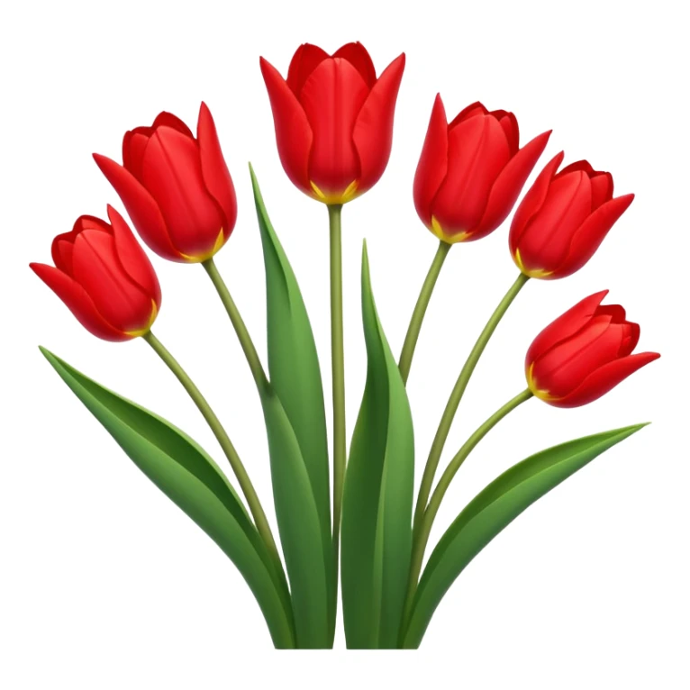 8 of the tulips sticker
