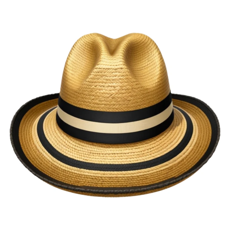 Sombrero Vueltiao con varias rallas negras sticker