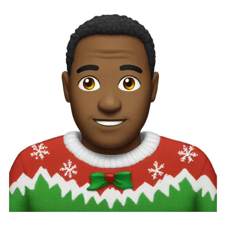 ugly christmas sweater sticker