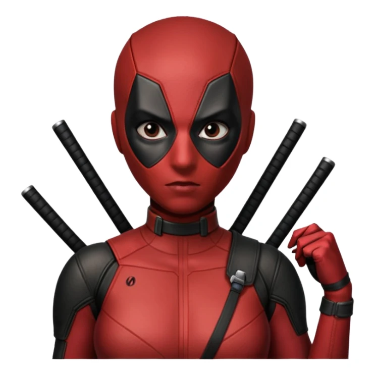 female deadpool from Deadpool & Wolverine movie sticker